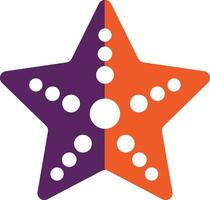 Starfish Vector Icon Design Illustration