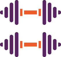 Barbell Vector Icon Design Illustration