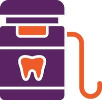 Dental Floss Vector Icon Design Illustration