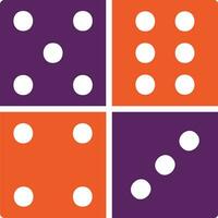 Domino Vector Icon Design Illustration
