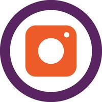 Instagram Vector Icon Design Illustration