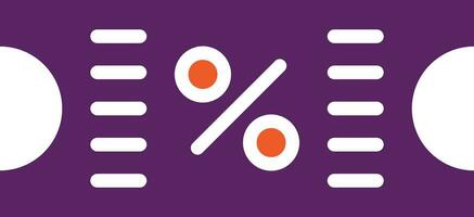 Coupon Vector Icon Design Illustration
