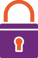 Padlock Vector Icon Design Illustration