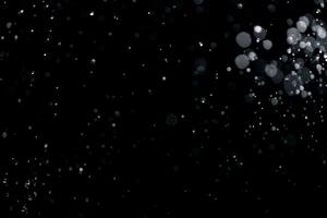 small drops of rain, snow on a black background. wind. Natural background photo