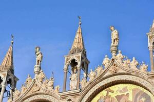 The towers of a church photo