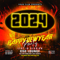 2024 New Year Party Flyer psd