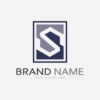 Business corporate S letter logo vector