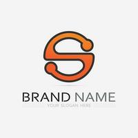 Business corporate S letter logo vector