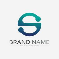 Business corporate S letter logo vector