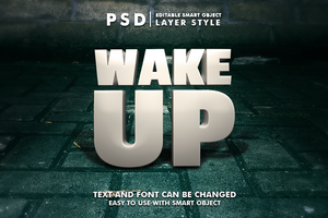 Quote Editable Text Effect psd