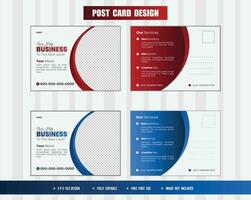 Vector corporate business modern postcard or eddm.