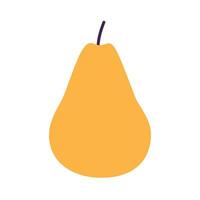 Vector pear icon flat illustration of pear vector icon isolated on white background