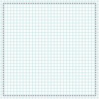 Vector square grid on paper. millimeter paper sheet background