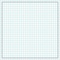 Vector square grid on paper. millimeter paper sheet background