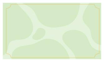 Vector green background with sqaure frame