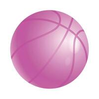 Vector realistic basket ball on white background