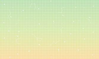 Vector pastel memphis blog banner template. with white retro stars abstract background in y2k aesthetic