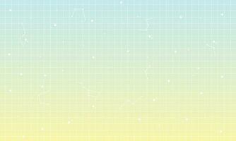 Vector pastel memphis blog banner template. with white retro stars abstract background in y2k aesthetic