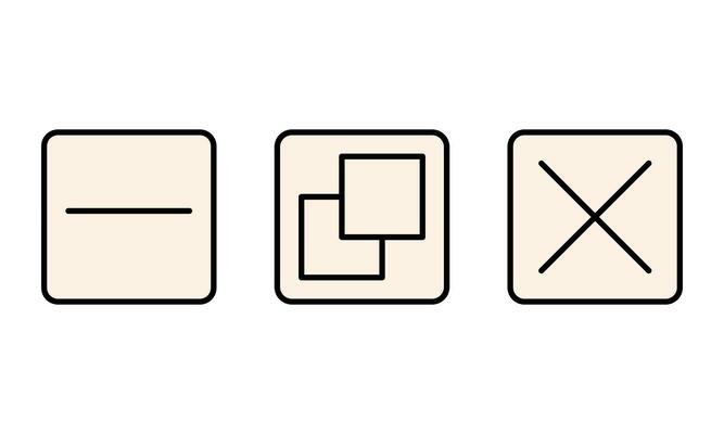 Vector full screen icon resize illustration symbol widen interface vector