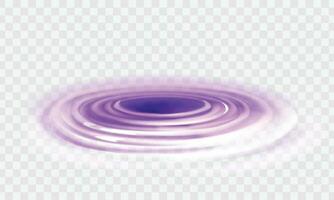 vector onda efecto con circulo olas en agua superficie