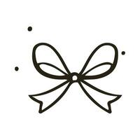 Vector beautiful bows element on white background