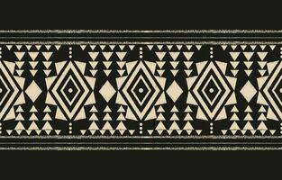 étnico resumen ikat Arte. azteca ornamento impresión. geométrico étnico modelo sin costura color oriental. diseño para antecedentes ,cortina, alfombra, fondo de pantalla, ropa, envase, batik, vector ilustración.