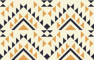 Ethnic abstract ikat art. Aztec ornament print. geometric ethnic pattern seamless  color oriental.  Design for background ,curtain, carpet, wallpaper, clothing, wrapping, Batik, vector illustration.