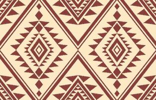 Ethnic abstract ikat art. Aztec ornament print. geometric ethnic pattern seamless  color oriental.  Design for background ,curtain, carpet, wallpaper, clothing, wrapping, Batik, vector illustration.