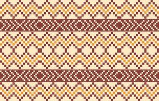 Ethnic abstract ikat art. Aztec ornament print. geometric ethnic pattern seamless  color oriental.  Design for background ,curtain, carpet, wallpaper, clothing, wrapping, Batik, vector illustration.