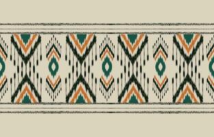 étnico resumen ikat Arte. azteca ornamento impresión. geométrico étnico modelo sin costura color oriental. diseño para antecedentes ,cortina, alfombra, fondo de pantalla, ropa, envase, batik, vector ilustración.