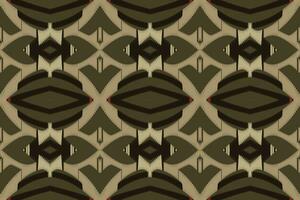 Ikat Fabric Paisley Embroidery Background. Ikat Designs Geometric Ethnic Oriental Pattern Traditional. Ikat Aztec Style Abstract Design for Print Texture,fabric,saree,sari,carpet. vector