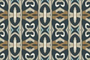 Ikat Fabric Paisley Embroidery Background. Ikat Aztec Geometric Ethnic Oriental Pattern Traditional. Ikat Aztec Style Abstract Design for Print Texture,fabric,saree,sari,carpet. vector