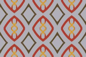 Motif Ikat Floral Paisley Embroidery Background. Ikat Fabric Geometric Ethnic Oriental Pattern Traditional. Ikat Aztec Style Abstract Design for Print Texture,fabric,saree,sari,carpet. vector