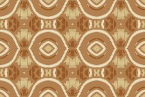 Ikat Floral Paisley Embroidery Background. Ikat Triangle Geometric Ethnic Oriental Pattern Traditional. Ikat Aztec Style Abstract Design for Print Texture,fabric,saree,sari,carpet. vector