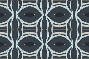 Ikat Damask Embroidery Background. Ikat Seamless Pattern Geometric Ethnic Oriental Pattern Traditional. Ikat Aztec Style Abstract Design for Print Texture,fabric,saree,sari,carpet. vector