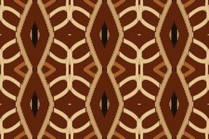 Ikat Damask Embroidery Background. Ikat Diamond Geometric Ethnic Oriental Pattern Traditional. Ikat Aztec Style Abstract Design for Print Texture,fabric,saree,sari,carpet. vector