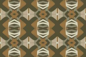 Ikat Fabric Paisley Embroidery Background. Ikat Prints Geometric Ethnic Oriental Pattern Traditional. Ikat Aztec Style Abstract Design for Print Texture,fabric,saree,sari,carpet. vector