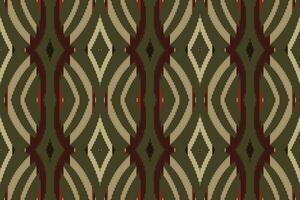 Ikat Fabric Paisley Embroidery Background. Ikat Chevron Geometric Ethnic Oriental Pattern Traditional. Ikat Aztec Style Abstract Design for Print Texture,fabric,saree,sari,carpet. vector