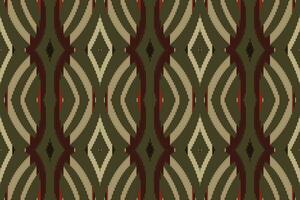 Ikat Fabric Paisley Embroidery Background. Ikat Chevron Geometric Ethnic Oriental Pattern Traditional. Ikat Aztec Style Abstract Design for Print Texture,fabric,saree,sari,carpet. vector