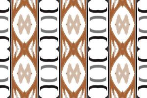 Ikat Paisley Pattern Embroidery Background. Ikat Seamless Geometric Ethnic Oriental Pattern Traditional. Ikat Aztec Style Abstract Design for Print Texture,fabric,saree,sari,carpet. vector