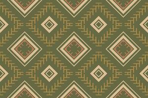 Ethnic pattern vector. traditional pattern design It is a pattern created by combining geometric shapes. Create beautiful fabric patterns. Design for print. vector