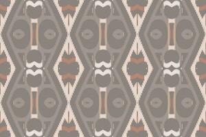 Motif Ikat Seamless Pattern Embroidery Background. Ikat Designs Geometric Ethnic Oriental Pattern Traditional. Ikat Aztec Style Abstract Design for Print Texture,fabric,saree,sari,carpet. vector