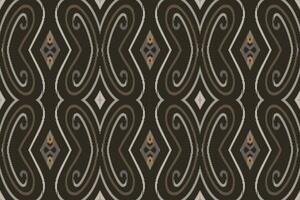 Ikat Damask Paisley Embroidery Background. Ikat Aztec Geometric Ethnic Oriental Pattern Traditional. Ikat Aztec Style Abstract Design for Print Texture,fabric,saree,sari,carpet. vector
