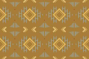 Ethnic pattern design. It is a pattern created by combining geometric shapes. Create beautiful fabric patterns. Design for print. vector