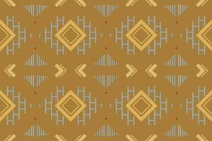 Ethnic pattern design. It is a pattern created by combining geometric shapes. Create beautiful fabric patterns. Design for print. vector