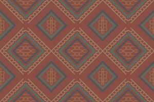 Simple ethnic design in the Philippines. traditional pattern African art It is a pattern created by combining geometric shapes. Create beautiful fabric patterns. Design for print. vector