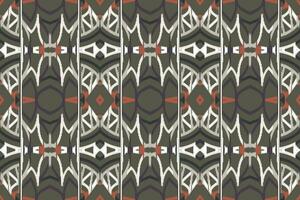 ikat damasco cachemir bordado antecedentes. ikat impresión geométrico étnico oriental modelo tradicional. ikat azteca estilo resumen diseño para impresión textura,tela,sari,sari,alfombra. vector