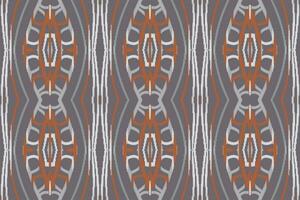 Ikat Damask Paisley Embroidery Background. Ikat Designs Geometric Ethnic Oriental Pattern Traditional. Ikat Aztec Style Abstract Design for Print Texture,fabric,saree,sari,carpet. vector