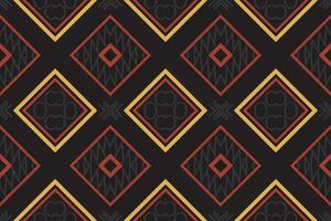 Ethnic pattern Philippine textile. traditional patterned wallpaper It is a pattern created by combining geometric shapes. Create beautiful fabric patterns. Design for print. vector