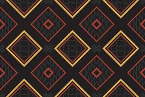 Ethnic pattern Philippine textile. traditional patterned wallpaper It is a pattern created by combining geometric shapes. Create beautiful fabric patterns. Design for print. vector